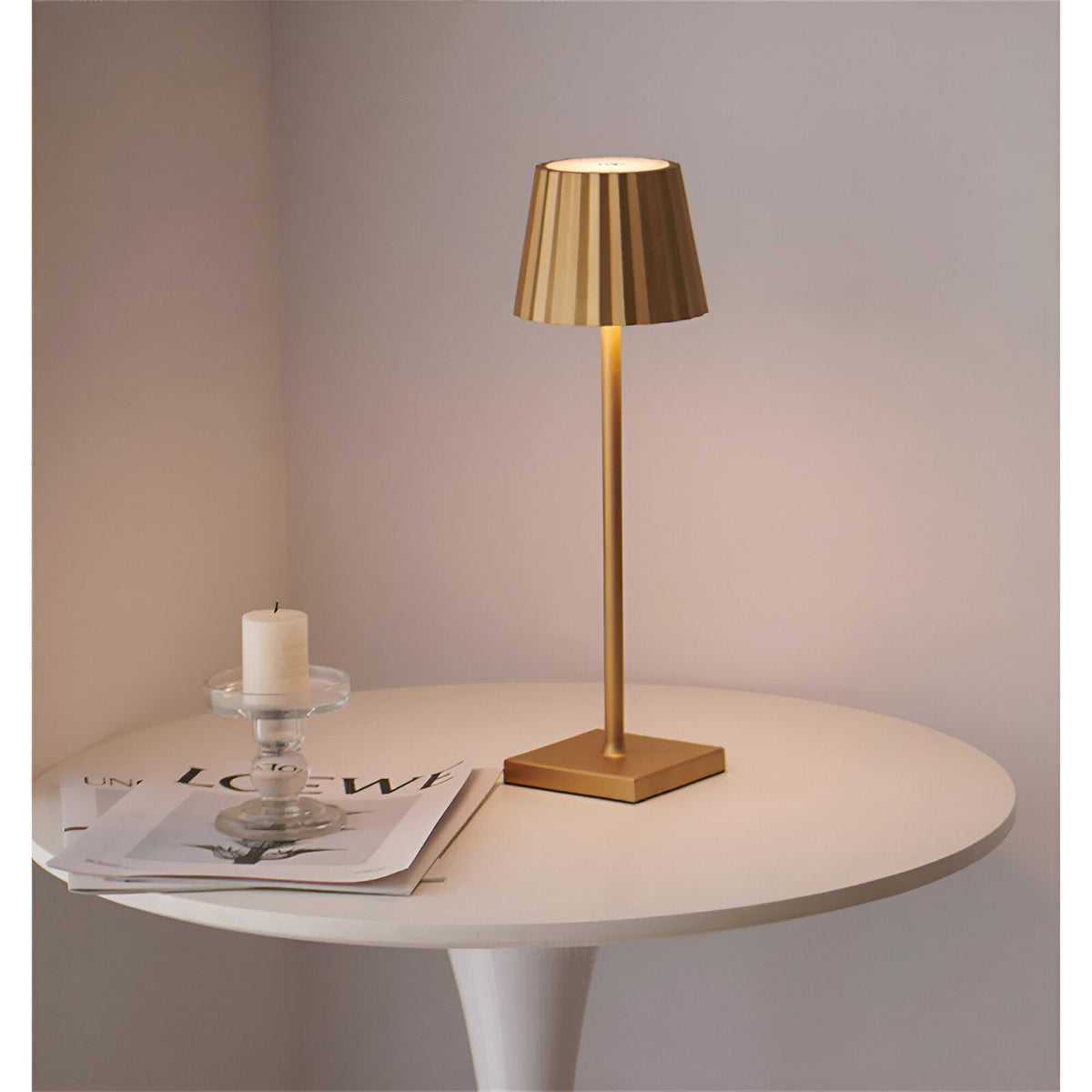 LaminaTouch Dimmable Cordless Rechargeable LED Table Lamp — product image 6