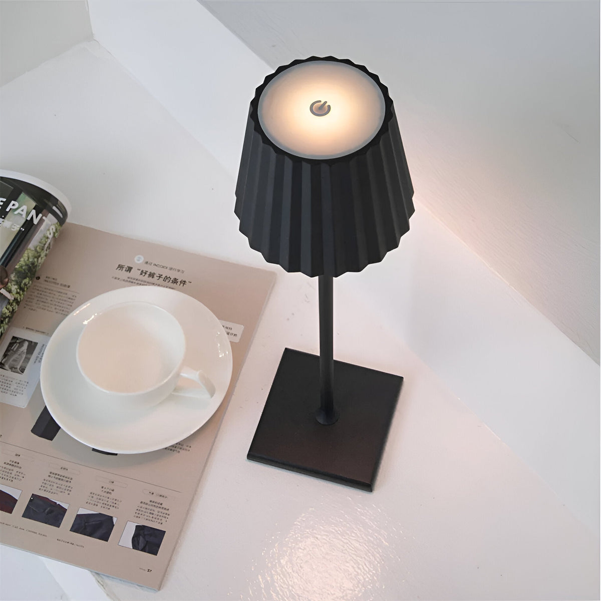 LaminaTouch Dimmable Cordless Rechargeable LED Table Lamp — product image 4