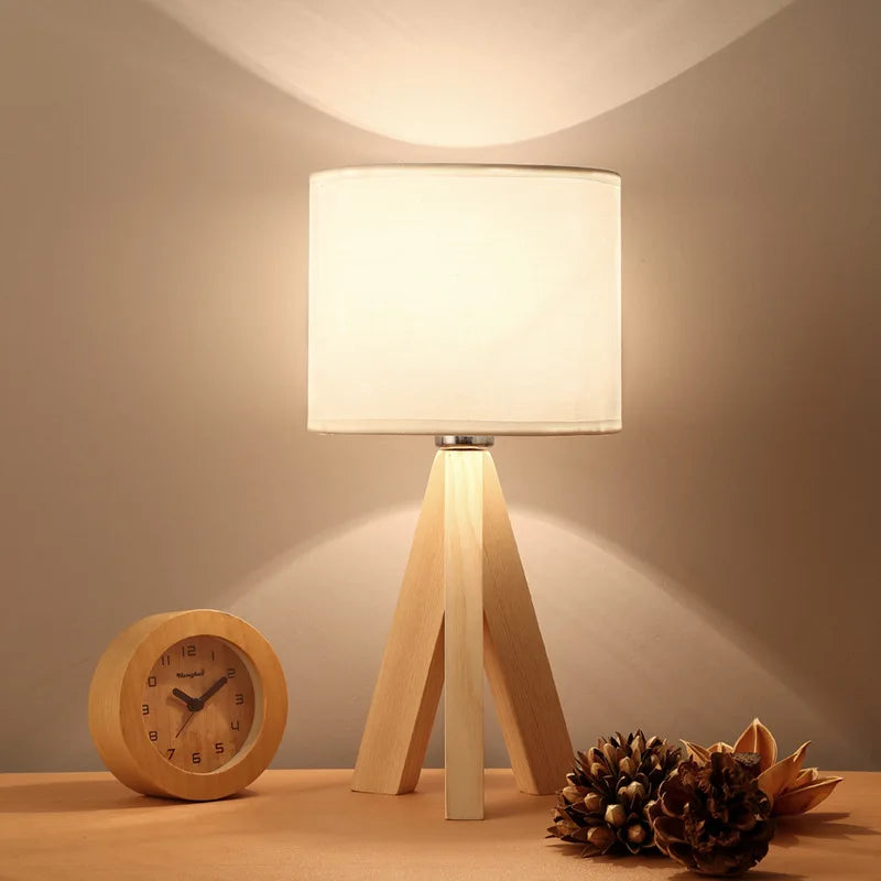 WoodAura | Modern wooden table lamp
