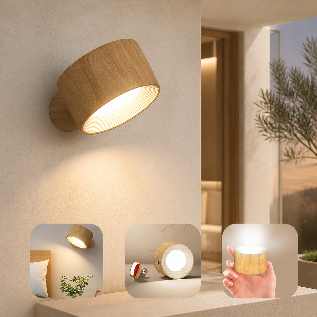 FlexiLamp 2.0 Wall Light - Wood