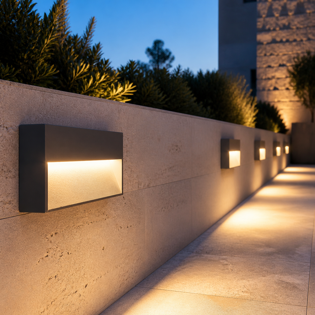 BeseGlow | Square LED Outdoor Wall Light
