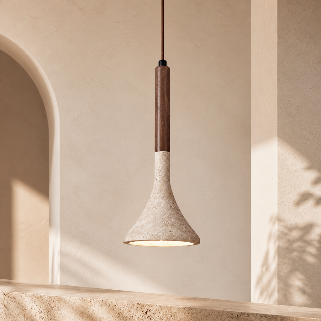 Publius Pendant Lamp - Walnut