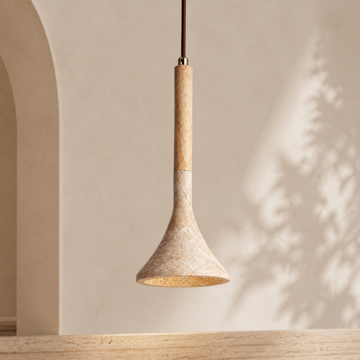 Publius Pendant Lamp - Wood